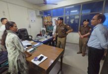 आमजन के कार्यो से जुडी शाखाओ का एसएसपी दून ने किया औचक निरीक्षण।
