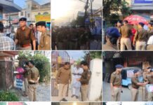 एसपी सिटी के नेतृत्व में स्थानीय पुलिस तथा एसओजी की संयुक्त टीम द्वारा कोतवाली नगर क्षेत्र में मिश्रित आबादी क्षेत्र मे चलाया गया सघन सत्यापन अभियान।