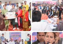 मंत्री रेखा आर्या ने किया 110 शिकायतों का मौके पर निस्तारण।