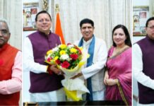 आज मुख्यमंत्री श्री से कुछ नवयुक्त कैबिनेट मंत्रियों ने की शिष्टाचार भेंट।