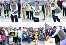 मुख्यमंत्री श्री पुष्कर सिंह धामी ने बुधवार को उत्तरांचल प्रेस क्लब द्वारा आयोजित मंजुल सिंह मांजिला स्मृति अंतर क्रिकेट टूर्नामेंट का विधिवत शुभारंभ किया