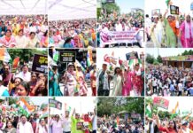 मुख्यमंत्री श्री पुष्कर सिंह धामी ने शुक्रवार को परेड ग्राउण्ड, देहरादून में महिला जन आक्रोश रैली में प्रतिभाग किया।