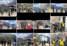 एसपी रुद्रप्रयाग का पैदल निरीक्षण, सुरक्षा व्यवस्था का लिया जायजा।