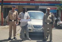अवैध मादक पदार्थो की तस्करी में लिप्त 01 नशा तस्कर आया दून पुलिस की गिरफ्त में।