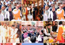 डोल आश्रम में मुख्यमंत्री ने श्री पीठम स्थापना महोत्सव में किया प्रतिभाग, 1100 कन्याओं का पूजन व माँ राजेश्वरी का अभिषेक।