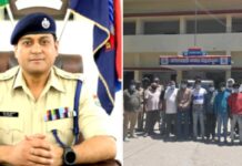 निजी अपार्टमेंट में चल रहे लाखों के जुए के खेल का 18 जुआरियों को पुलिस ने गिरफ्तार कर किया भंडाफोड़।