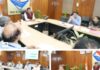 अंडरग्राउण्ड केबलिंग को लेकर ऊर्जा विभाग एवं जिलाधिकारी देहरादून के साथ मुख्य सचिव आनंद वर्धन में की बैठक।