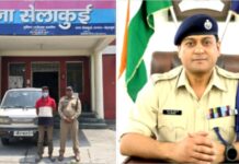 सेलाकुई क्षेत्र में हुई वाहन चोरी की घटना का 24 घंटे के अन्दर दून पुलिस ने किया खुलासा।