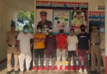 सार्वजनिक स्थान पर लडाई झगडा कर लोक-शान्ति भंग करने वाले 06 व्यक्तियों को दून पुलिस ने किया गिरफ्तार।