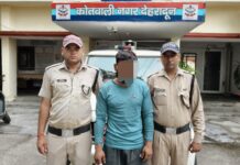 निर्माणाधीन मकान से हुई चोरी की घटना का दून पुलिस ने एक अभियुक्त को चोरी किए गए सामान के साथ गिरफ्तार कर किया खुलासा