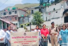 एसएसपी दून के निर्देशों पर चकराता क्षेत्र में दून पुलिस ने चलाया जागरूकता अभियान।