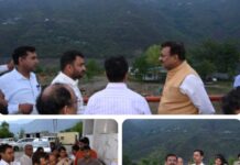 मुख्य सचिव द्वारा टिहरी झील क्षेत्र का भ्रमण एवं पर्यटन विकास परियोजना का निरीक्षण।
