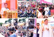 मुख्यमंत्री श्री धामी ने देहरादून में आयोजित जौनसार बावर लोक सांस्कृतिक महोत्सव एवं क्रीड़ा समारोह-2026 में प्रतिभाग किया।