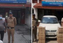 अलग-अलग स्थानों से 02 अभियुक्तों को किया गिरफ्तार, शराब तस्करी में प्रयुक्त वाहन स्विफ्ट डिज़ायर कार को किया सीज।