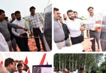 मुख्य सचिव आनंद बर्द्धन ने अपने एक दिवसीय काशीपुर भ्रमण के दौरान सिडकुल द्वारा निर्माणाधीन योजनाओं का संबंधित अधिकारियों के साथ स्थलीय निरीक्षण किया।