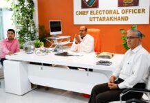 मुख्य निर्वाचन अधिकारी ने दानों मंडलायुक्तों के साथ बैठक कर SIR पर की समीक्षा।