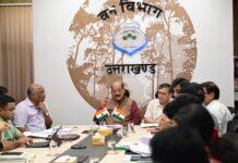 वन मंत्री सुबोध उनियाल ने वन विभाग की समीक्षा बैठक में योजनाओं के प्रभावी एवं समयबद्ध क्रियान्वयन के दिए निर्देश।