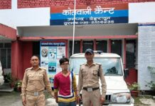 मंदिर से घंटी चोरी घटना को अंजाम देने वाले अभियुक्त को दून पुलिस ने किया गिरफ्तार।