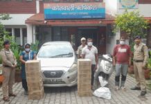 ऋषिकेश क्षेत्र में अलग- अलग स्थानों से 01 महिला सहित 03 शराब तस्करों को दून पुलिस ने किया गिरफ्तार।