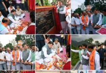 मुख्यमंत्री पुष्कर सिंह धामी ने 29.65 करोड़ रुपये की लागत से निर्मित धनगढ़ी सेतु का किया लोकार्पण।