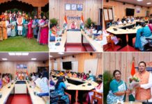 मुख्यमंत्री श्री पुष्कर सिंह धामी से भाजपा प्रदेश महिला मोर्चा के प्रतिनिधिमंडल ने की शिष्टाचार भेंट।