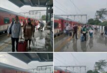सोमनाथ स्वाभिमान पर्व यात्रा में उत्तराखंड से सोमनाथ गए श्रद्धालुओं का दल आज रविवार को प्रातः 8:00 बजे हर्रावाला रेलवे स्टेशन पर पहुंचा।