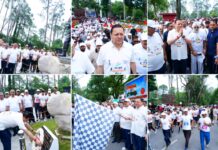 मुख्यमंत्री ने ‘रन फॉर कारगिल हीरोज’ मैराथॉन को दिखायी हरी झंडी।