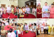 मुख्यमंत्री ने मुख्य सेवक सदन में लेखकों एवं साहित्यकारों से किया संवाद।