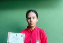 राष्ट्रपति भवन के एट होम रिसेप्शन के लिए अल्मोड़ा की गर्विता भाकुनी का चयन।