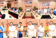 कॉमनवेल्थ गेम्स 2026 के उत्तराखंड के पदक विजेताओं और प्रशिक्षकों को मुख्यमंत्री धामी ने किया सम्मानित।