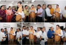 मुख्यमंत्री से विभिन्न कर्मचारी संगठनों के प्रतिनिधिमंडलों ने की भेंट।
