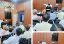 एस०सी०डी०आई० कार्यालय काशीपुर में विकास कार्यों की समीक्षा बैठक की गई ।