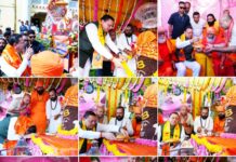 टपकेश्वर महादेव की भव्य शोभायात्रा में शामिल हुए मुख्यमंत्री श्री पुष्कर सिंह धामी।