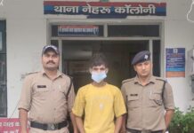 नेहरू कालोनी क्षेत्र में सैलून में हुई चोरी की घटना का दून पुलिस ने किया अनावरण।
