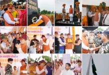 सीमांत क्षेत्र में शहीद स्मारक एवं विशाल तिरंगे का लोकार्पण, सीएम धामी ने वीर शहीदों को किया नमन।