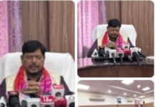 दिव्यांगजनों और समाज के कमजोर वर्गों के कल्याण एवं सशक्तिकरण के लिए सरकार प्रतिबद्ध : केंद्रीय राज्य मंत्री रामदास अठावले।