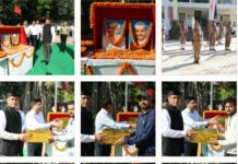 राष्ट्रपिता महात्मा गाँधी तथा पूर्व प्रधानमंत्री लाल बहादुर शास्त्री जी की जयंती के अवसर पर एसएसपी देहरादून द्वारा उनके चित्रों पर माल्यार्पण कर दी श्रद्धांजलि।