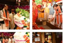 प्रधानमंत्री नरेंद्र मोदी के सार्वजनिक जीवन और राष्ट सेवा के के 25 वर्ष पूर्ण होने पर सीएम धामी ने उत्तरकाशी के काशी विश्वनाथ मंदिर में की विशेष पूजा।