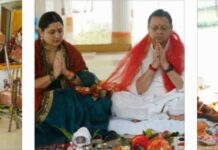शारदीय नवरात्रि के प्रथम दिवस पर मुख्यमंत्री ने की पूजा-अर्चना, प्रदेशवासियों की सुख-समृद्धि की कामना।